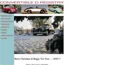 Desktop Screenshot of convertibledregistry.com
